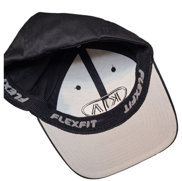Kia Black FlexFit Small-Medium Baseball Cap Port Authority - Picture 4 of 5